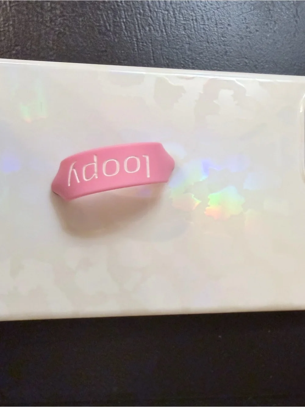 Loopy Case Pink Silicone Phone Loop Grip